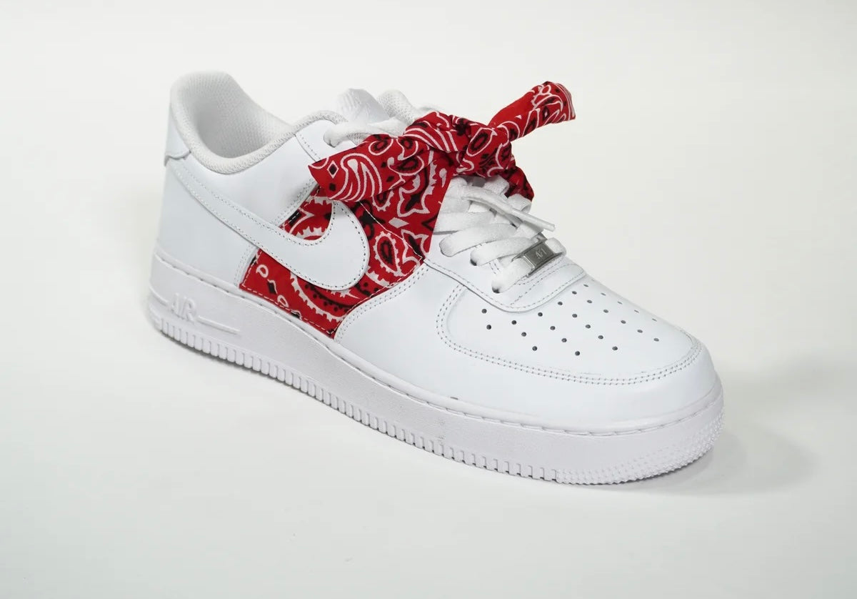 Air Force 1 '07 White RED BANDANA