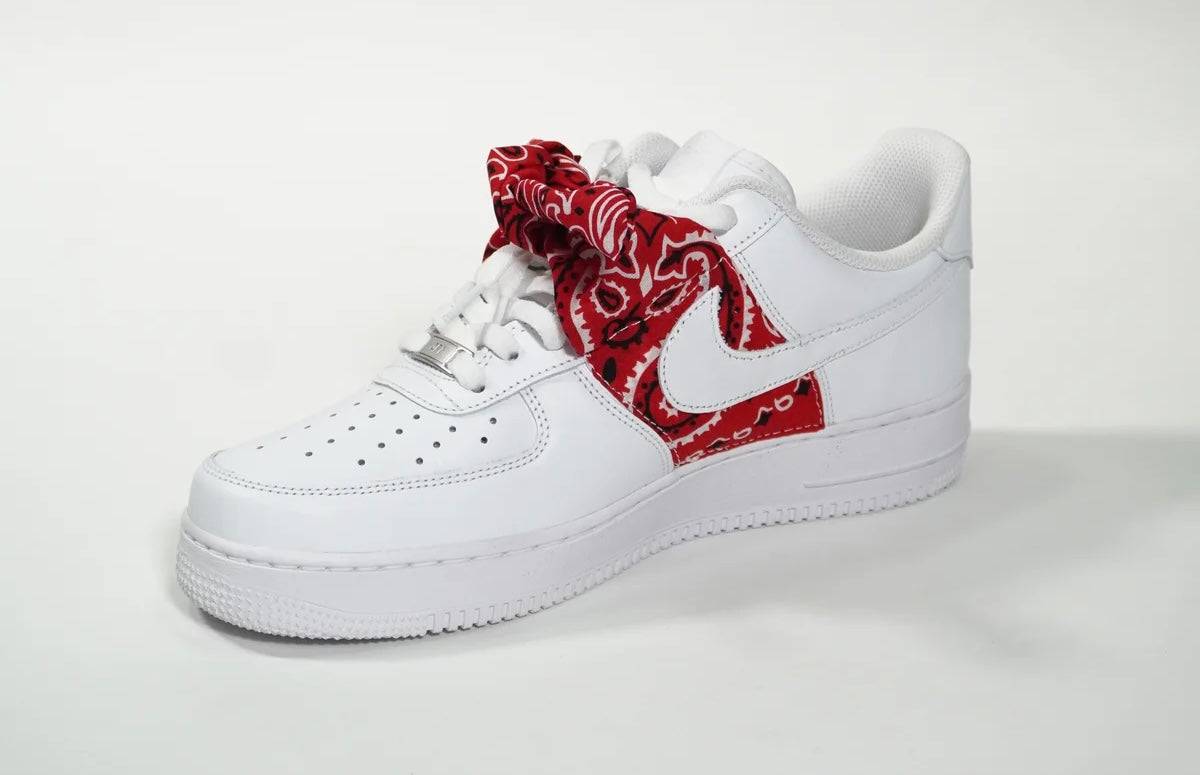 Air Force 1 '07 White RED BANDANA