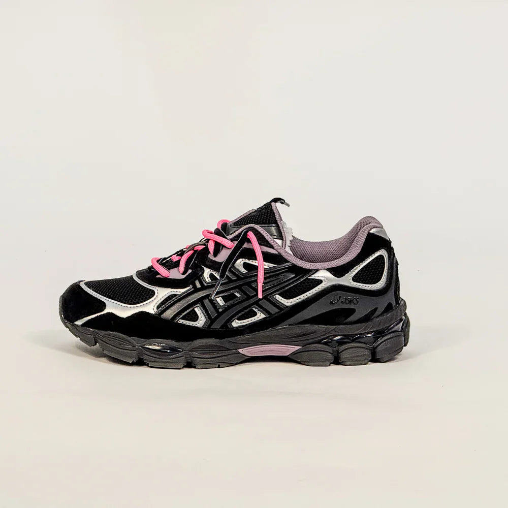 ASICS GEL-NYC BLACK PURPLE DOUBLE LACES