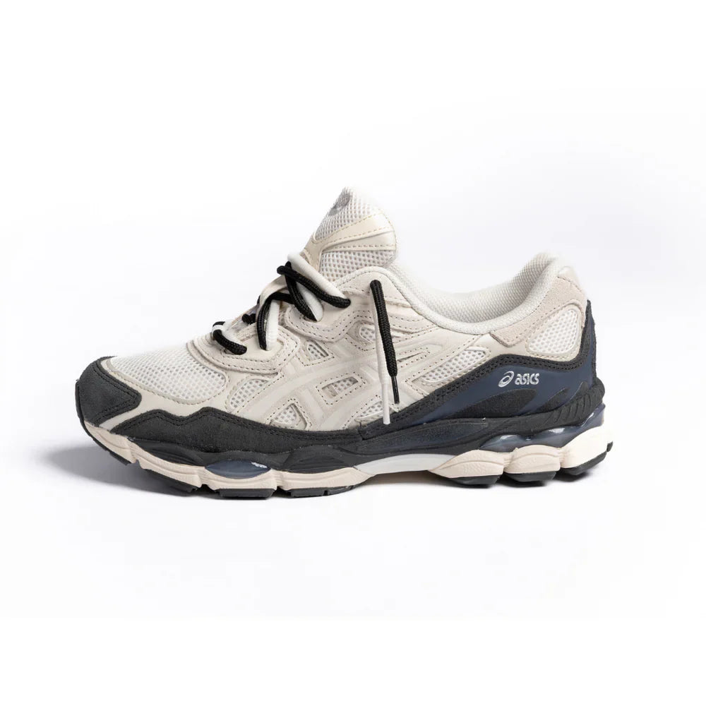 ASICS GEL-NYC WHITE SMOKE GREY DOUBLE LACES