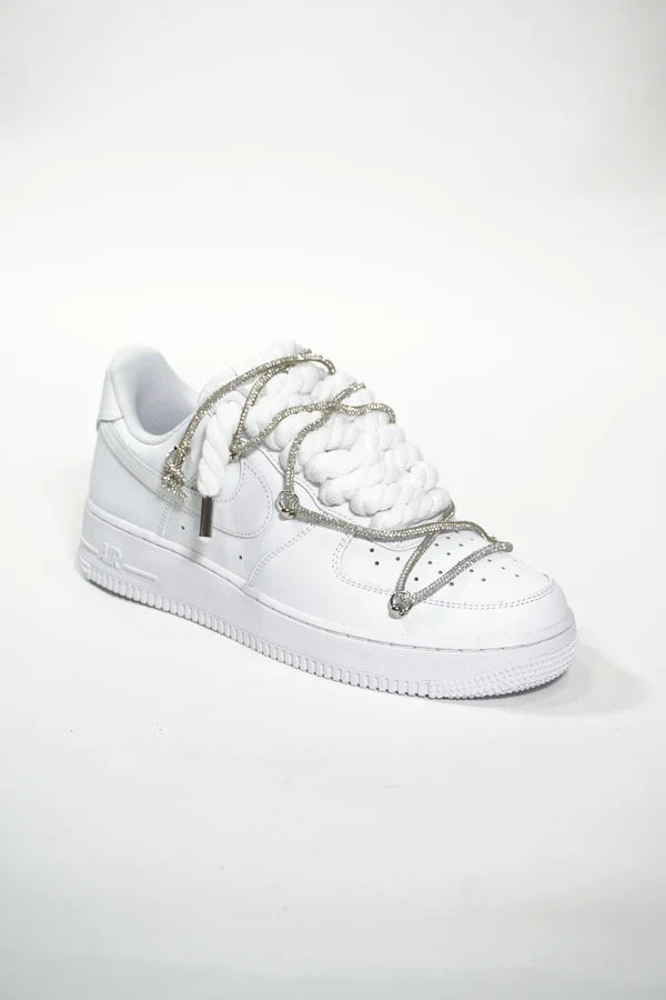 Air Force 1 '07 White Rope Laces 'Corda' mood off wh*te (WHITE)