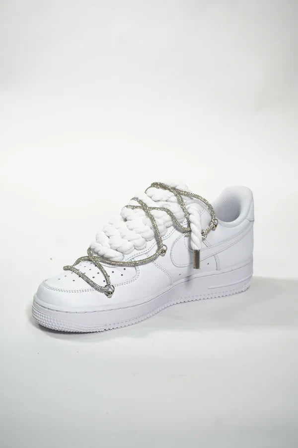 Air Force 1 '07 White Rope Laces 'Corda' mood off wh*te (WHITE)