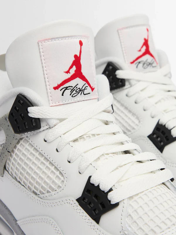 Air Jordan 4 White Cement