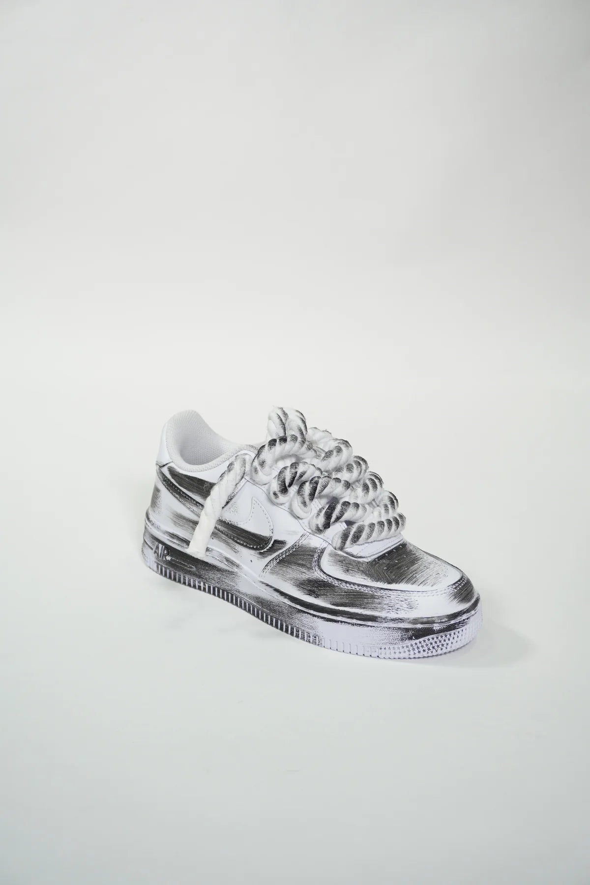 Air Force 1 '07 White Rope Laces DIRTY BLACK