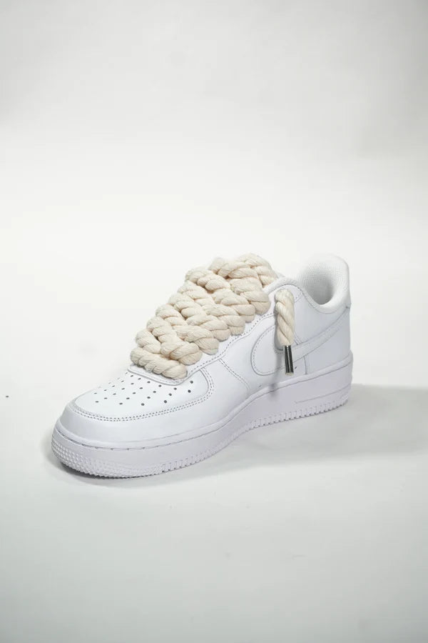 Air Force 1 '07 White Rope Laces 'Corda' Beige