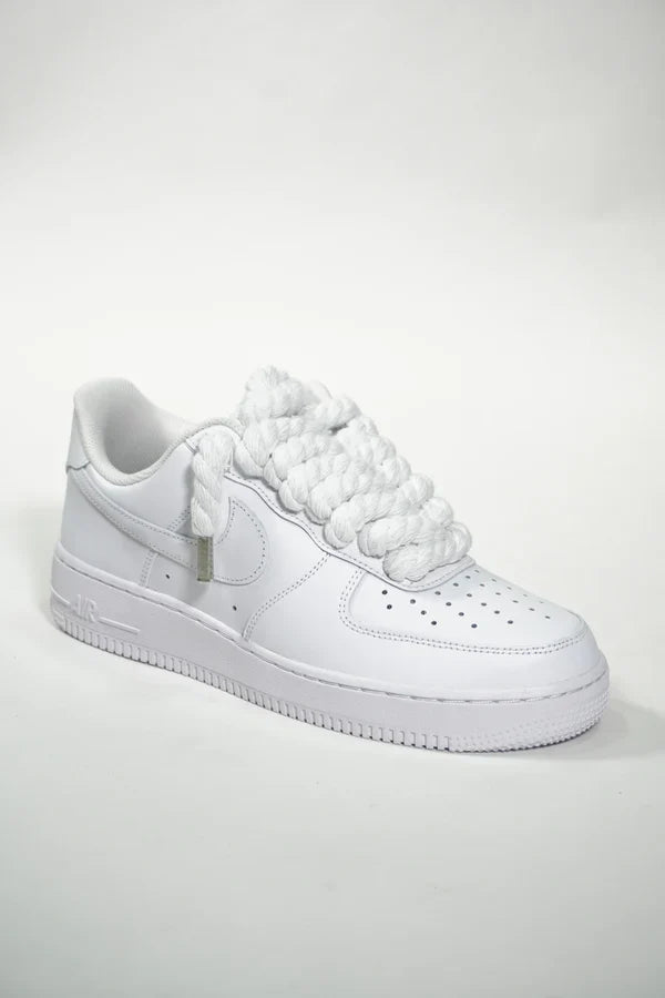 Air Force 1 '07 White Rope Laces 'Corda' White