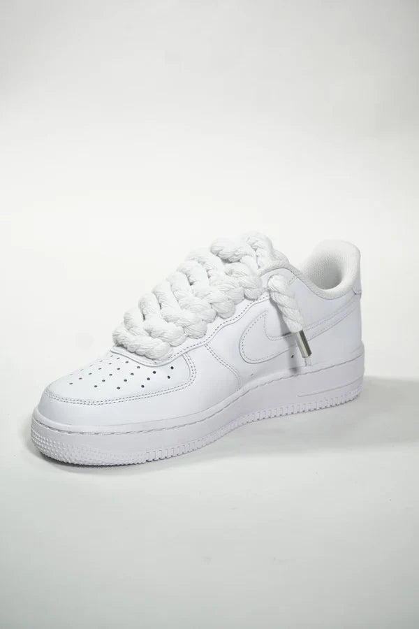 Air Force 1 '07 White Rope Laces 'Corda' White