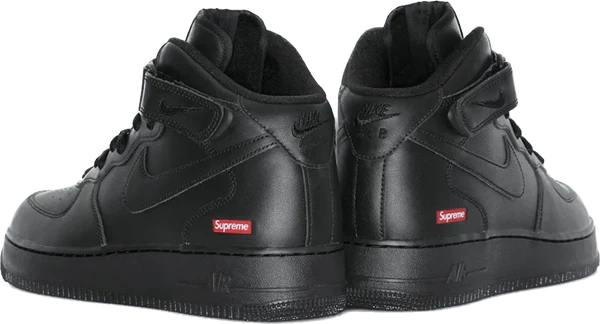 Nike Air Force 1 Mid Supreme Black
