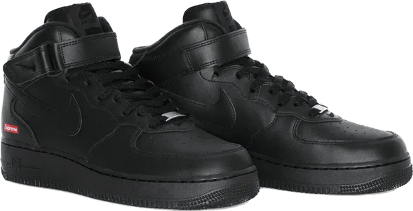 Nike Air Force 1 Mid Supreme Black