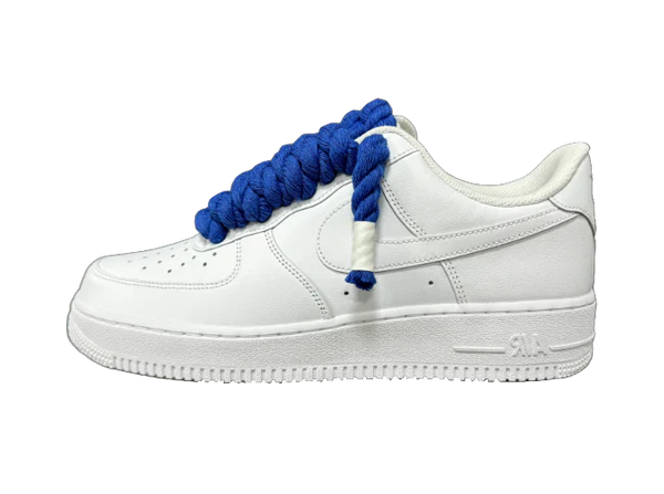 Air Force 1 '07 White Rope Laces 'Corda' Blue