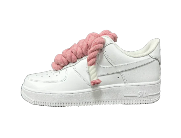 Air Force 1 '07 White Rope Laces 'Corda' Pink