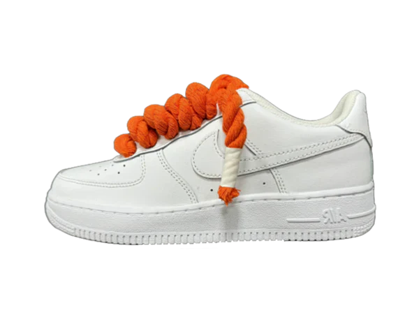 Air Force 1 '07 White Rope Laces 'Corda' Orange