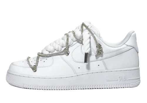 Air Force 1 '07 White Rope Laces 'Corda' mood off wh*te (WHITE)