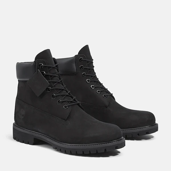 Timberland 6" Boot Black Nubuck Premium Black